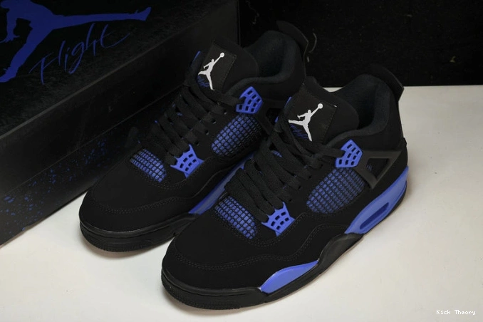 Kicktheory CT8527-018 Black Jordan Retro Game Royal 4 0810